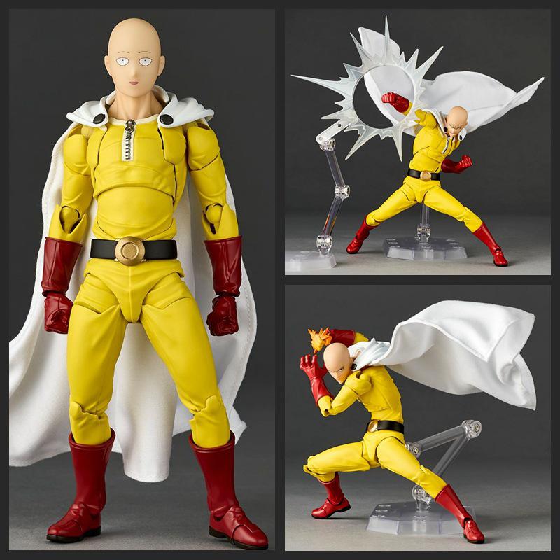 Revoltech One-Punch Man: Satoru "The Bald Cape" Articulated Figure