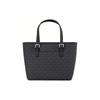 Michael Kors Сумка-тоут Jet Set с монограммой, винтаж, ПВХ, женская, черная 35T9STVT0B-BLACK