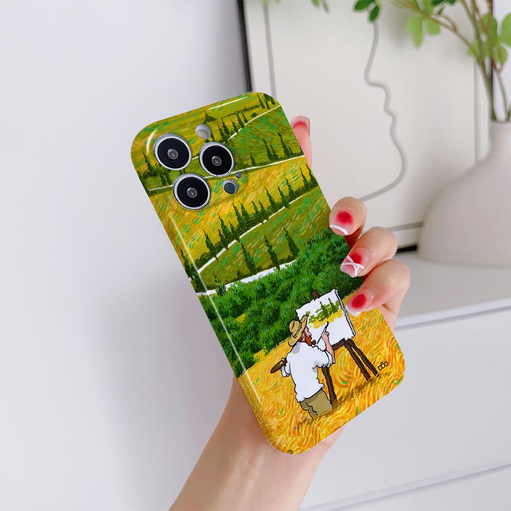 Все включено Чехол для телефона с пленкой Мультяшный модный дизайн Жесткий чехол Полная защита Защитный чехол для камеры для Samsung Xiaomi Poco Redmi Infinix Tecno