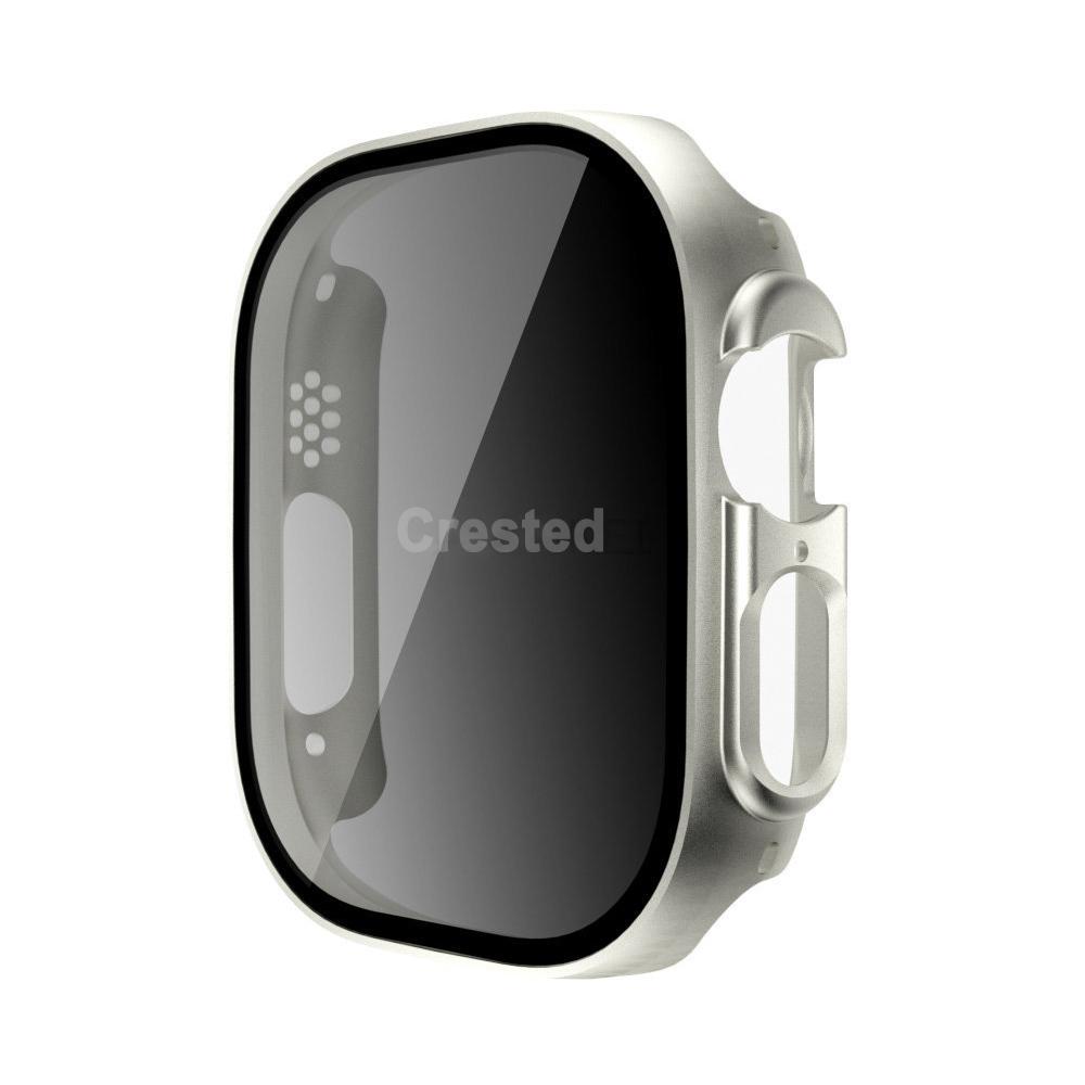 Защитное стекло для Apple Watch ultra 2 чехол 49 мм Анти-шпионское закаленное стекло Защитная крышка iWatch серия 9 8 SE 7 6 5 4 44 мм 40 мм 45 мм 41 мм