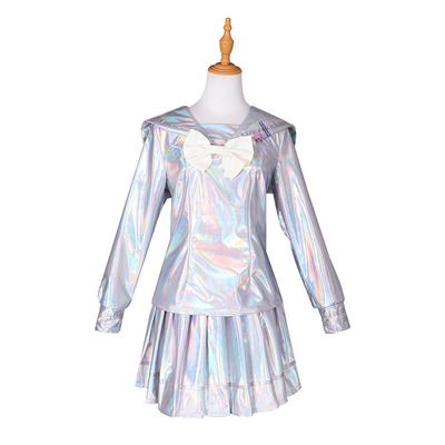 Игра Needy Girl Overdose Костюм для косплея Kangel Лолита Девушки Красивый Лазерный Костюм Морячки Jk Школьная Форма Костюм на Хэллоуин