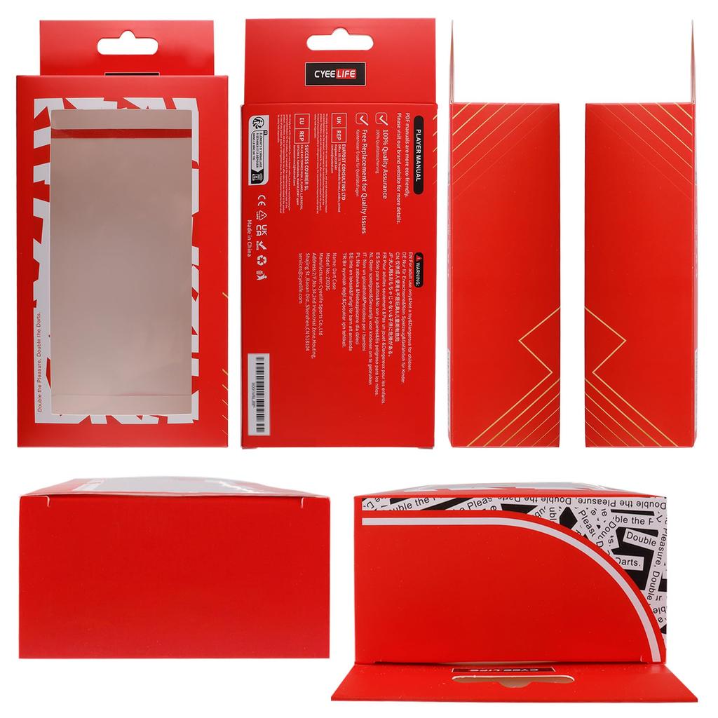 CyeeLife Dart Bag Protects Your Darts and Soft-tip Darts and Provides Multiple Pockets for Your Darts and Other Dart Accessories