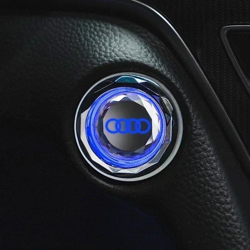 Car 2025 A4 A6  A8 For tt Car Interior One-click Start Button Ignition Switch Protective Sticker for tt A1 A3 8P 8V A4 A5 A6