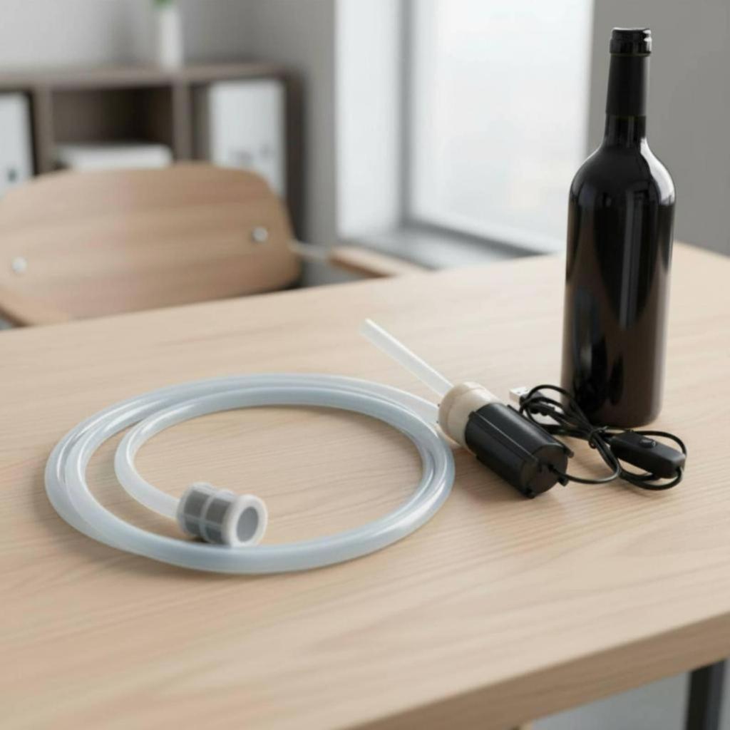 Automatic Wine Dispenser Single-Button Operation Kitchen Tool for Home Brewers