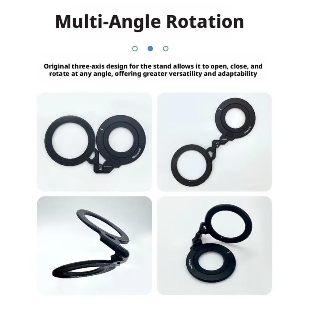 Ultra Thin Foldable Phone Grip Multi Angle Magnetic Ring Phone Bracket Mobile Phone