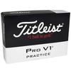 Мячи для гольфа Titleist Pro V1 Practice, Белые (Одна дюжина)
