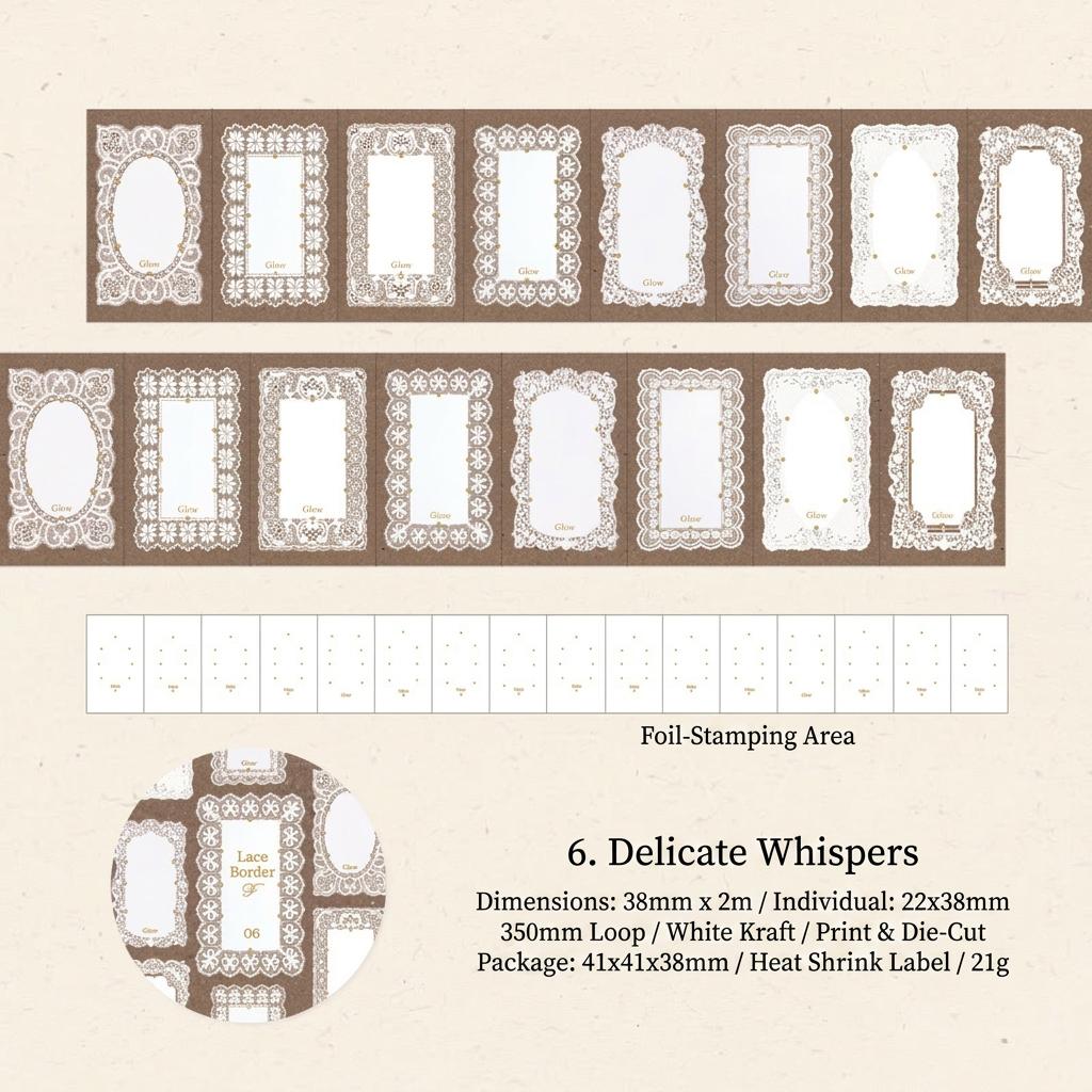 Journal Decorative Tape Classic Scrapbooking Embellishments Diy Handcraft Tape Retro Vintage Lace Tape For Scrapbooking Diary