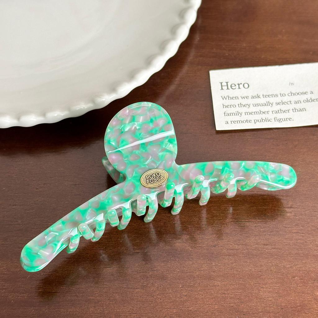 Acetate Chic Handmade Hair Claw Clips For Effortless Updos In Fashionable Colors