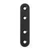 12 PCS Straight Brackets Stainless Steel Flat Metal Brackets Mending Repair Plate with Screws