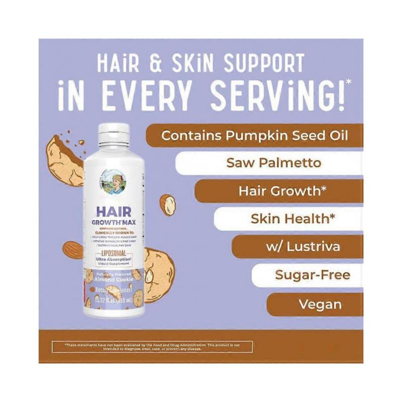 Mary Ruth's Липосомальный Макс для роста волос с Lustriva