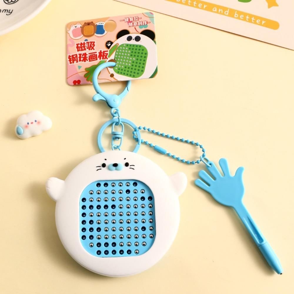 Relaxing Toy Drawing Boards Magnetic Sketchpad Magnetic Board Key Ring  Birthday Gift