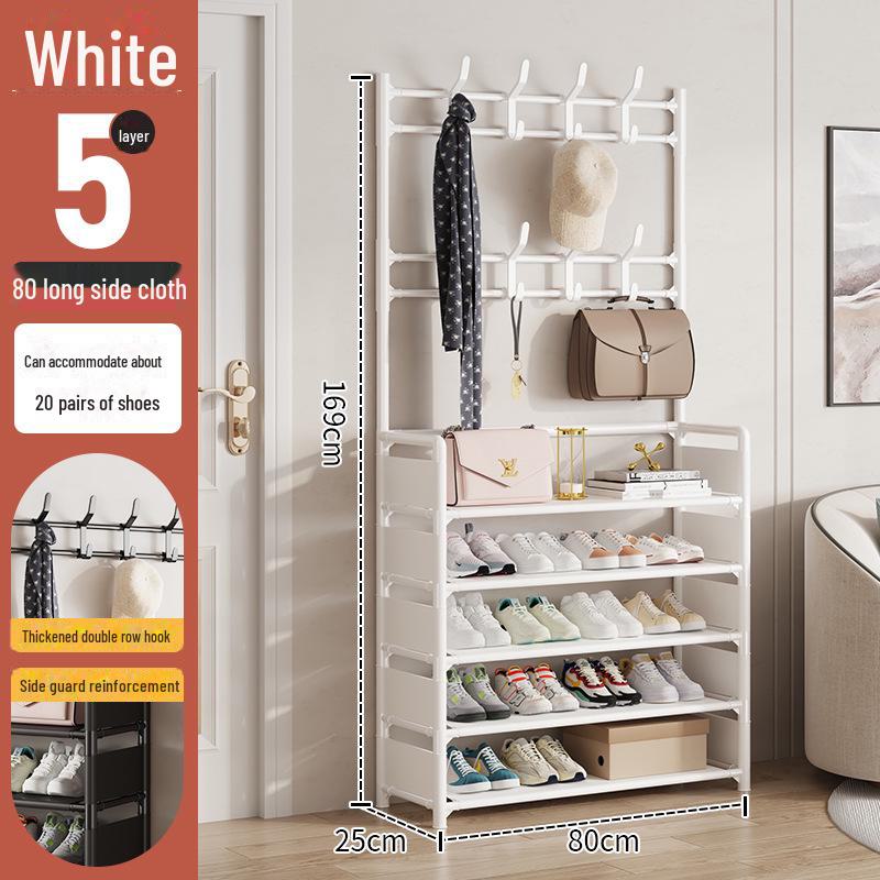 Shoe & Hat Rack: Multi-Layer, Space-Saving, Folding, Simple Dormitory Storage Solution