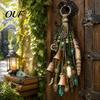 Spiritual Room Aesthetic Decor Witch Door Bell Decoration, Boho Sun Catchers, Retro Wind Chime, Pentagram Star Moon Unique Housewarming Gifts Hanging