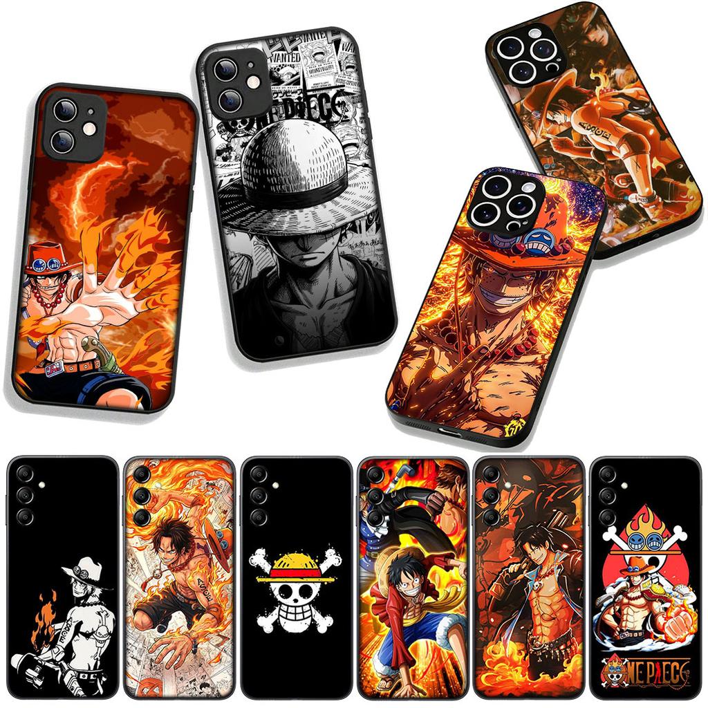 Phone Cover Wallpaper Ace Luffy One Piece Casing for Xiaomi Redmi Note 14 12 13 ProPlus A4 A3 Pro Plus 12C 13C 14C 5G + Case