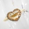 [Used] Ponte Vecchio/Ponte Vecchio K18 Citrine Diamond Ring/No. 9/g430-29