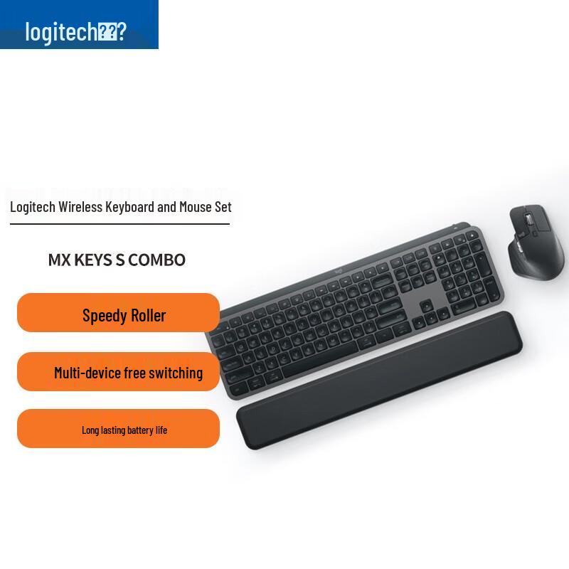 Премиальный беспроводной набор клавиатуры и мыши Logitech MX Keys S Combo