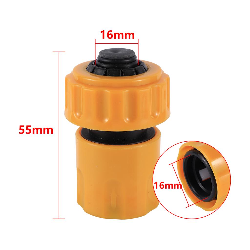 Быстроразъемное соединение для воды 1/2" 5/8" 1" водопроводная труба быстроразъемное соединение шланг трубка ремонтный соединитель адаптер для крана для полива сада