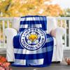 1pc Leicester City FC Theme Blanket - Digital Print, Polyester, Cozy for All Seasons, Perfect for Outdoor, and Travel