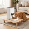 Нескользящая подставка-столик для кормления кошек Деревянная приподнятая подставка для миски кошки Подставка-кормушка для домашних животных Для домашнего использования
