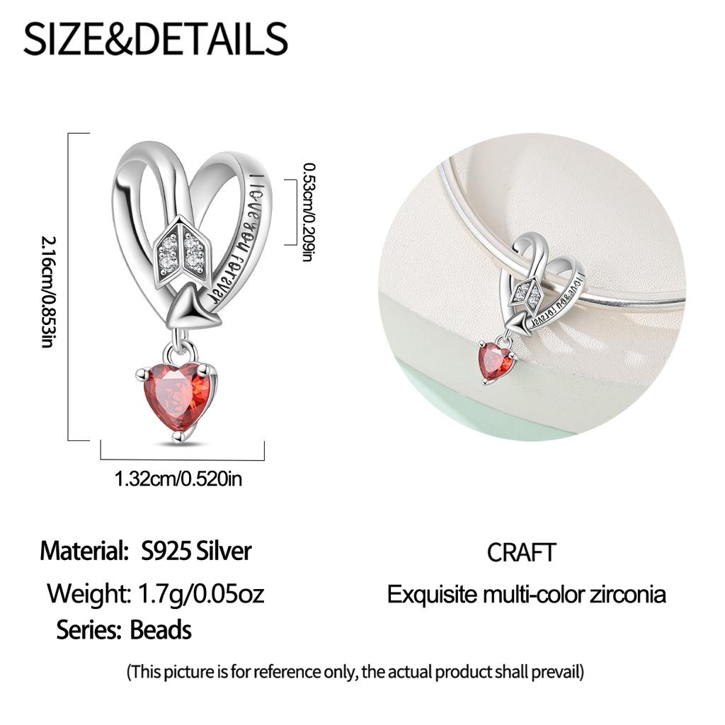 Медь Милая Роза Красный Воздушный Шар Бисером Любовные Шармы Подходят Оригинальному Браслету Изготовление Ювелирных Изделий Женский Подарок