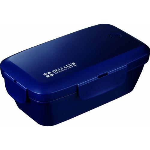 Asvel Deli Club TLB-610 610mL Single-Tier Lunch Box, Navy, 3547