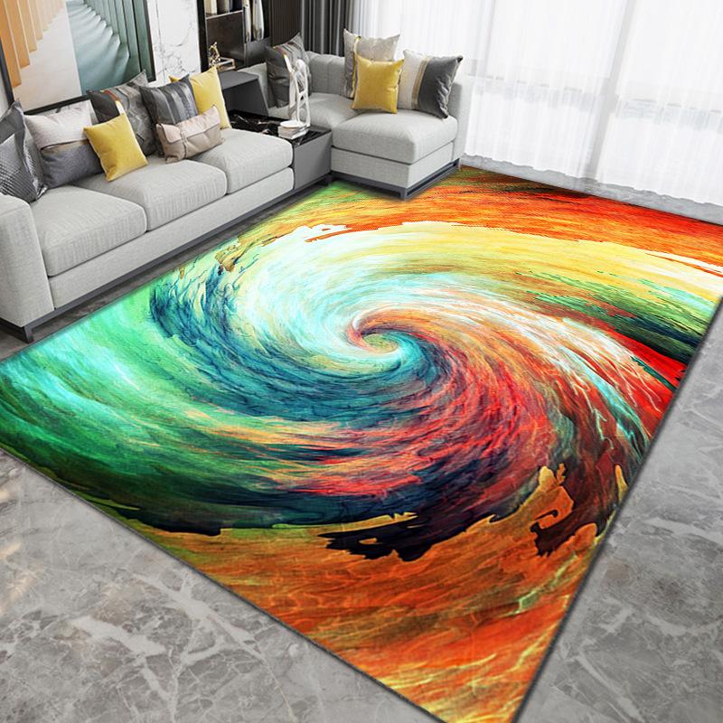 3D визуальный ковер для дома абстрактный геометрический ковер для гостиной спальня коврик для дивана журнальный столик коврик