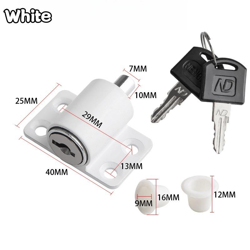 Раздвижные Дверные Оконные Замки с 2 Ключами Фиксаторы Ограничители Защита Безопасности Детей Защита от Взлома Дверной Оконный Замок Безопасности Защелки