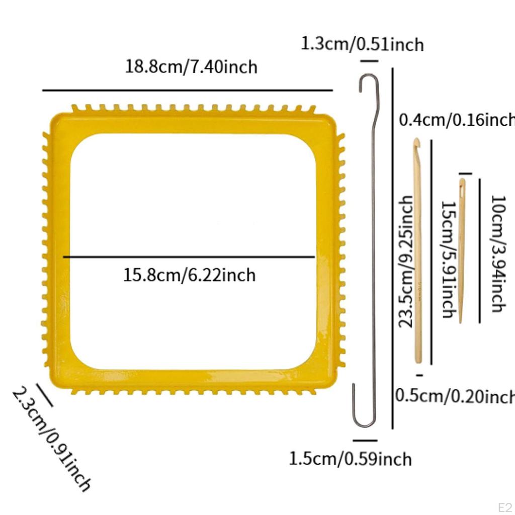 Комплекты для ткацкого станка Ручная вязальная машина Легкая самодельная машина для профессионалов