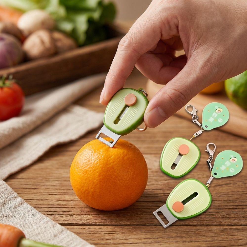 Foldable Mini Peeling Tool Retractable Design Multi-Functional Peeler Travel