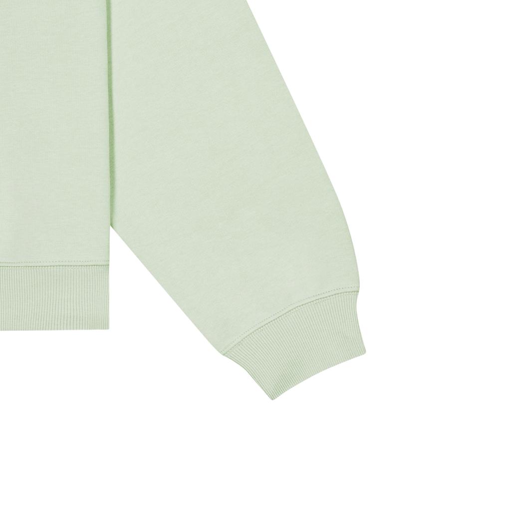 New Balance Sweatshirts Women's Green Crew Neck Moderate WT53516-GAS