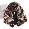 New Autumn and Winter Leopard Print Scarf Fashionable and Versatile Commuting Cold Warning Neck Scarf Extended Warm Printed Shawl