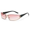 YK Spice Girls European and American Frameless Sexy Fashion Street Shot Sunglasses Retro Hip Hop Outdoor Sunscreen Moist Sunglasses
