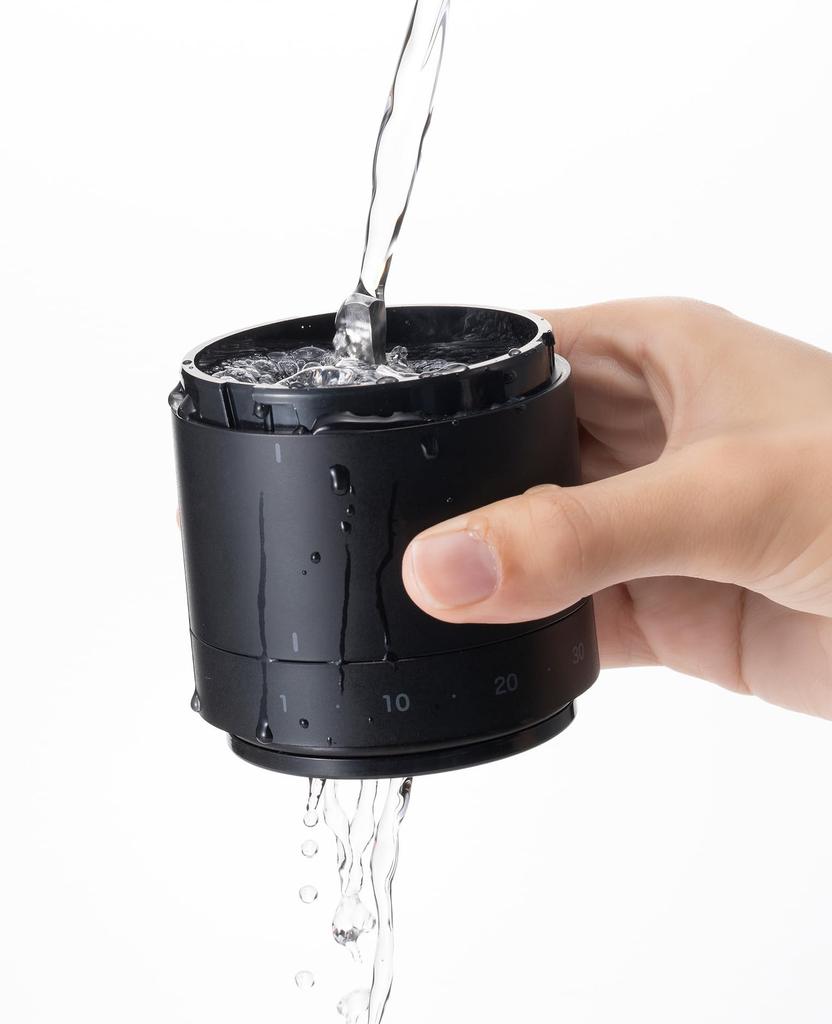 Zero Electric Coffee Mill Conical Type 38 Types of Grinds Easy Dial Operation ±0 Plus/Minus XKM-J110 (Brown Gray)