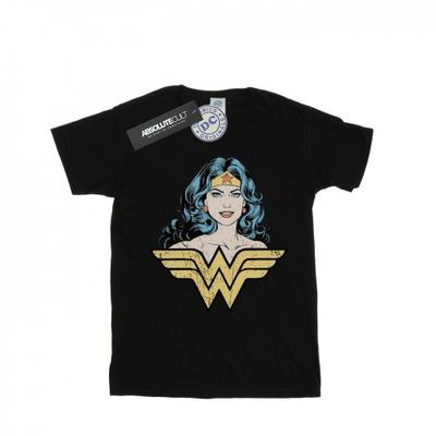 Женская/дамская футболка бойфренда из хлопка и марли Wonder Woman