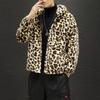 Winter Leopard Print Jacket Men Loose and Comfortable Cotton-Padded Jacket Fashion Men's and Women's Autumn Warm Jacket