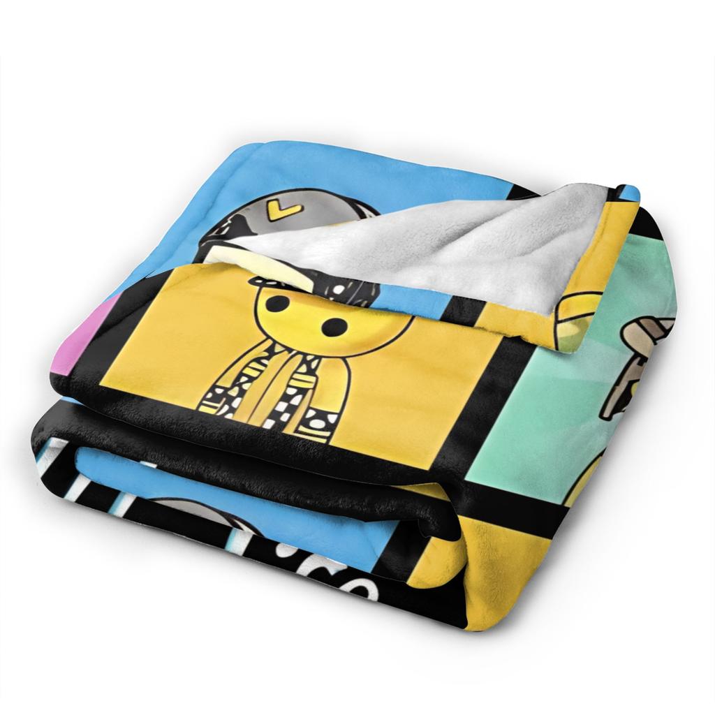 Soft Warm Blankets Travel Office Wobbly Life Sandbox Game Bedding Throws Flannel Bedspread For Outdoor Graphic Sofa Bed Cover