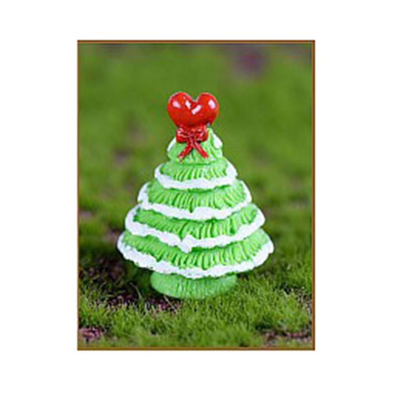 Mini Christmas Tree Couple Figurine Doll Garden Decor Ornament Kid Toy Miniature Landscape Christmas Decorations for Home