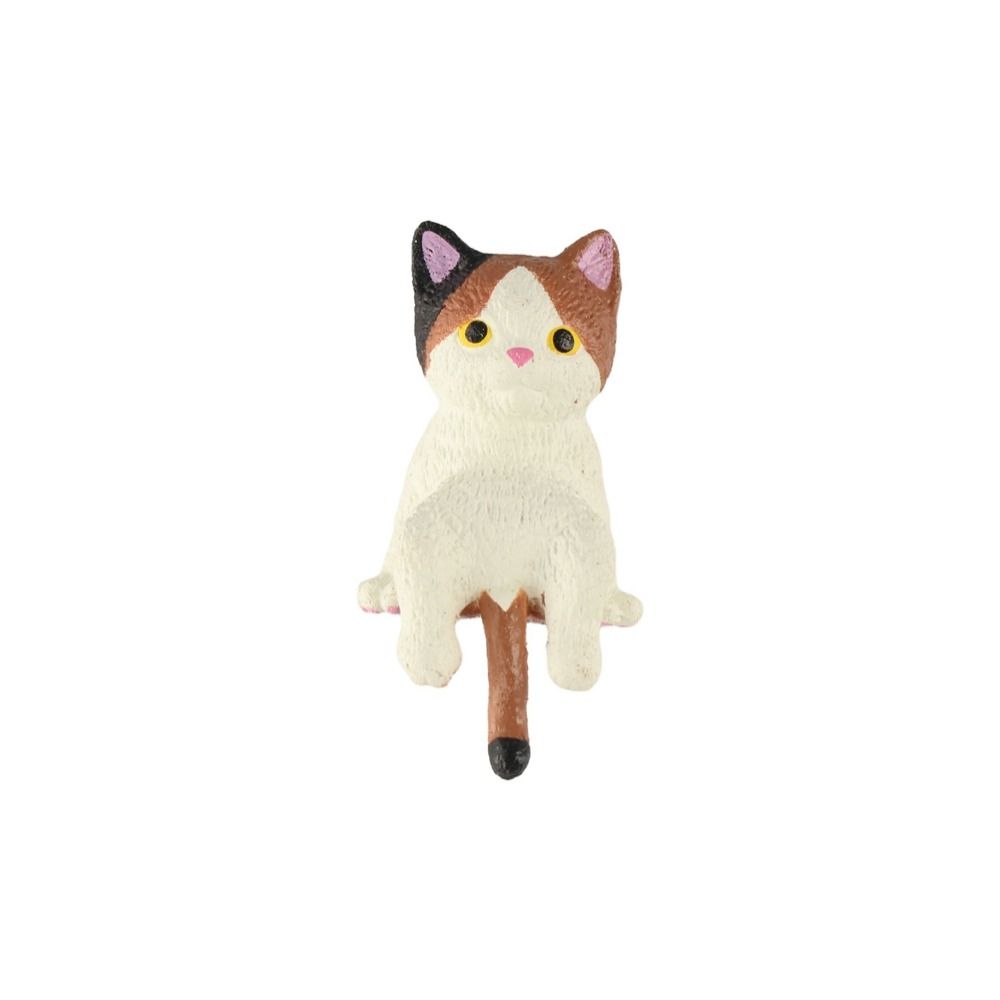 Симуляция Край Кошка Фигурки Мультфильм DIY Кошка Холодильник Наклейка Материал Миниатюры Смола Автомобильная Кошка Украшение Аксессуары для Бонсай