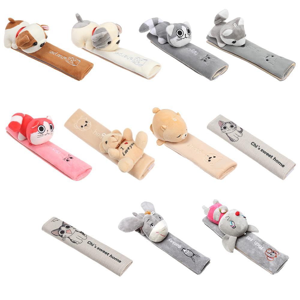 Lovely Flannel Three-Dimensional Car Safety Belt Protector Shoulder Guard Cartoon Shoulder Strap