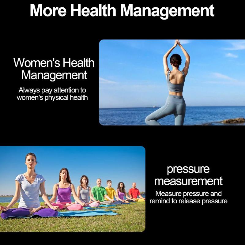 2025 New Health Nursing Grade Smart Watch Men Blood Lipid Uric Acid Tracker ECG+PPG Clock Bluetooth Call Smartwatches For Xiaomi