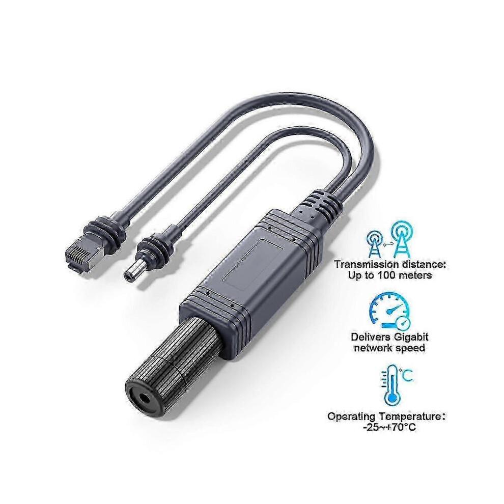 100W Isolated Gigabit POE Splitter Interface for Starlink Mini Dishy hwy