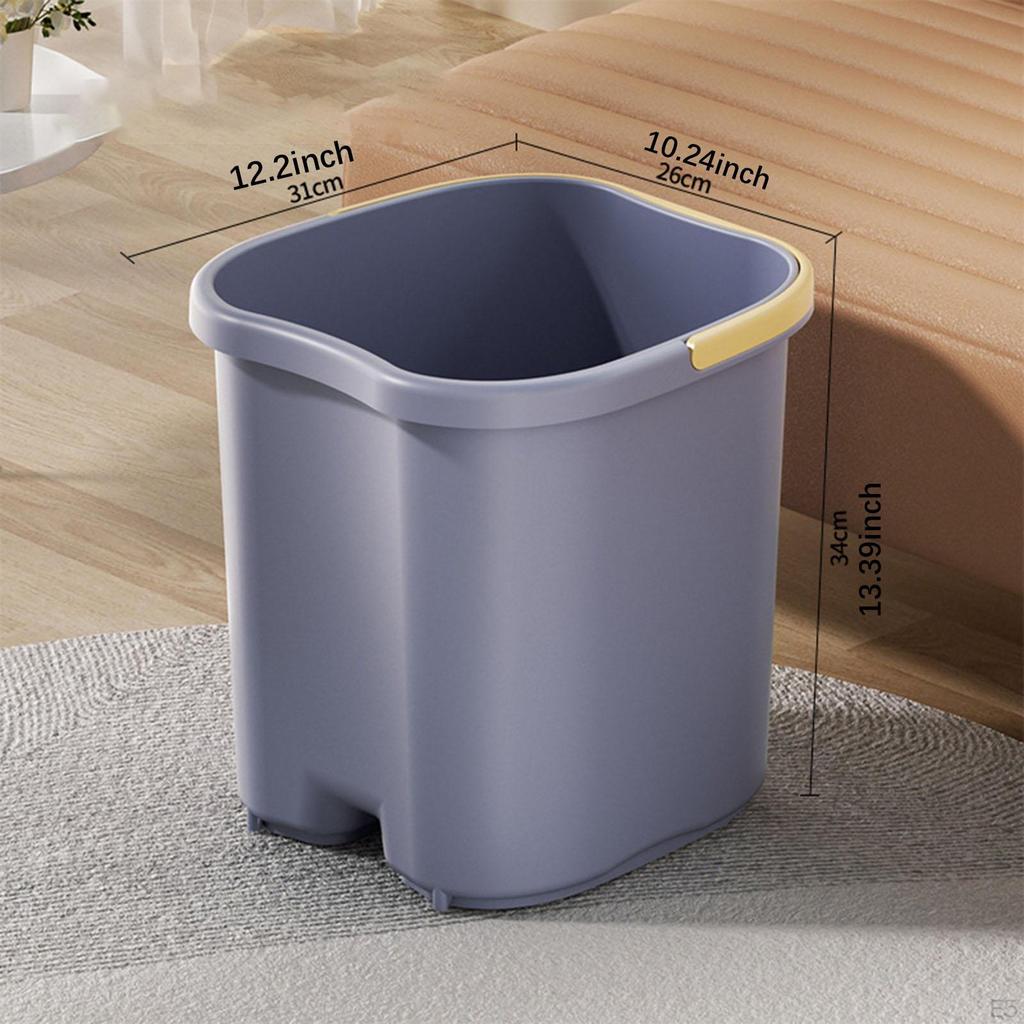 Ванночка для ног Глубокий таз для замачивания ног, пальцев ног и лодыжек Портативная для дома, общежития