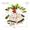 Fashion Simple Christmas Enamel  Brooch Women Men Clothing Pins Jewelry