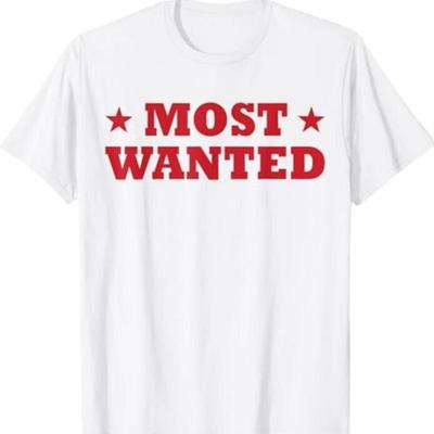 Western Cowboy Cowgirl Outfit Most Wanted T Shirt