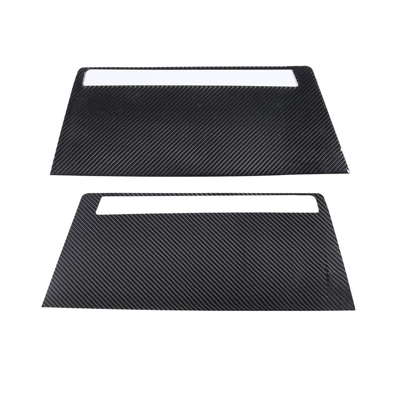 For Chevrolet Corvette C7 2014-2019 Soft Carbon Fiber Car Rear Fog Light Decorative Panel Sticker Car Modification Accessories