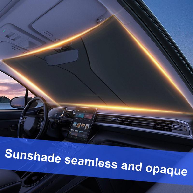 Солнцезащитный козырек на лобовое стекло автомобиля, зонт от солнца, защитный козырек на лобовое стекло автомобиля, зонт от солнца, термостойкий, складной козырек от солнца