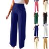 High Waist Drape Straight Wide Leg Casual Formal Trousers For Women