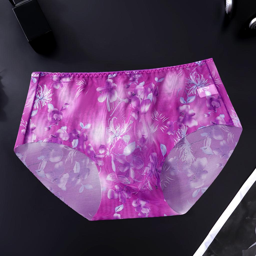 Мужские Ультратонкие Цветочные Сетчатые Трусы Прозрачные Sissy Pouch Трусы Мужские Мягкое Дышащее Нижнее Белье Cuecas Женские Трусы Для Мужчин