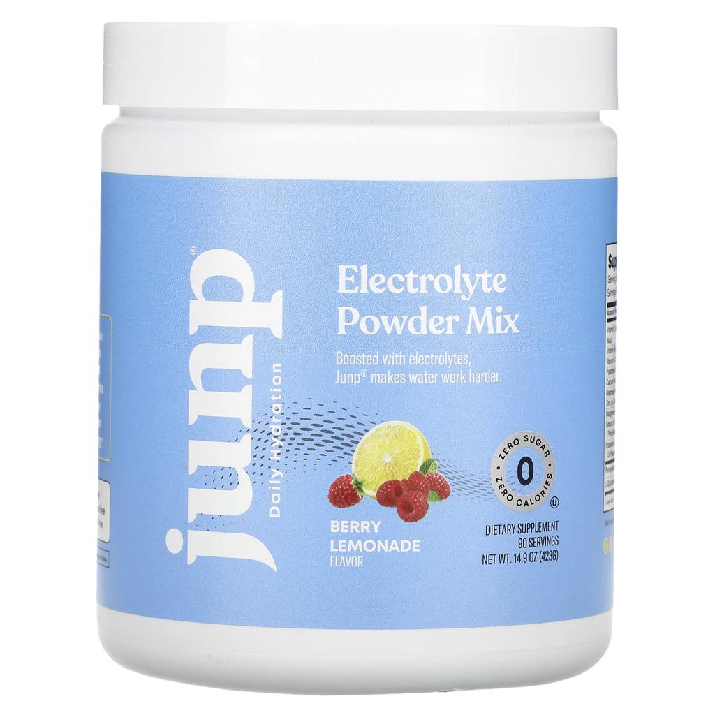 JUNP Hydration Electrolyte Powder Mix, Berry Lemonade Flavor, 14.9 Oz (423 G)