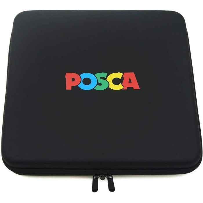 Mallette Posca noire 60 marqueurs assortis